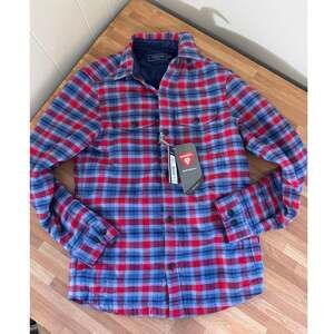Vineyard Vines Snowy Pines Flannel Shirt Jacket PrimaLoft Mens XS nwt